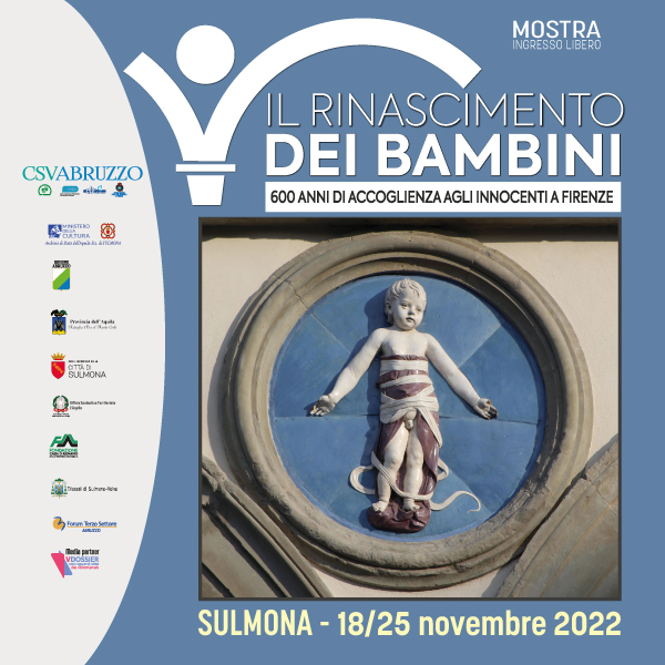 Dal 18 al 25 novembre (tranne domenica 20) nei locali dell’Archivio di Stato dell’Aquila – Sezione di Sulmona in Viale Sant’Antonio n. 30.